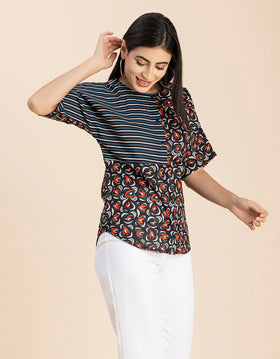 Buttoned Cotton Summer Top