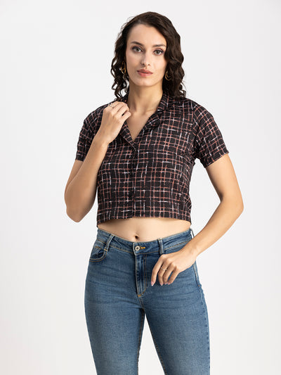 Crop Shirt Buttoned