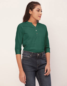 3/4 Sleeve Formal Tops