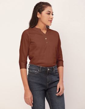 3/4 Sleeve Formal Tops
