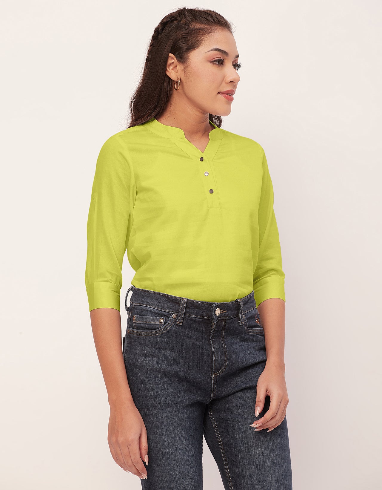 3/4 Sleeve Formal Tops