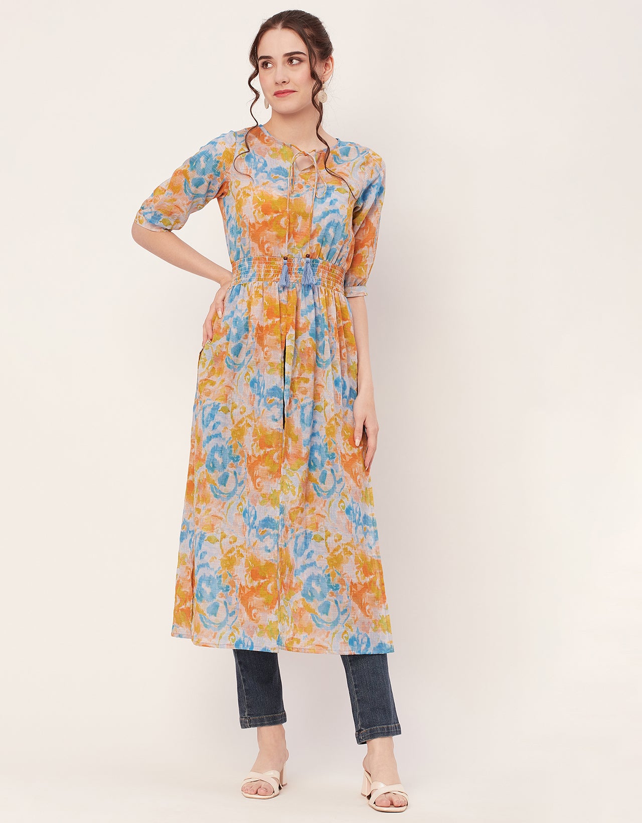 Long Slit Cotton Tunic