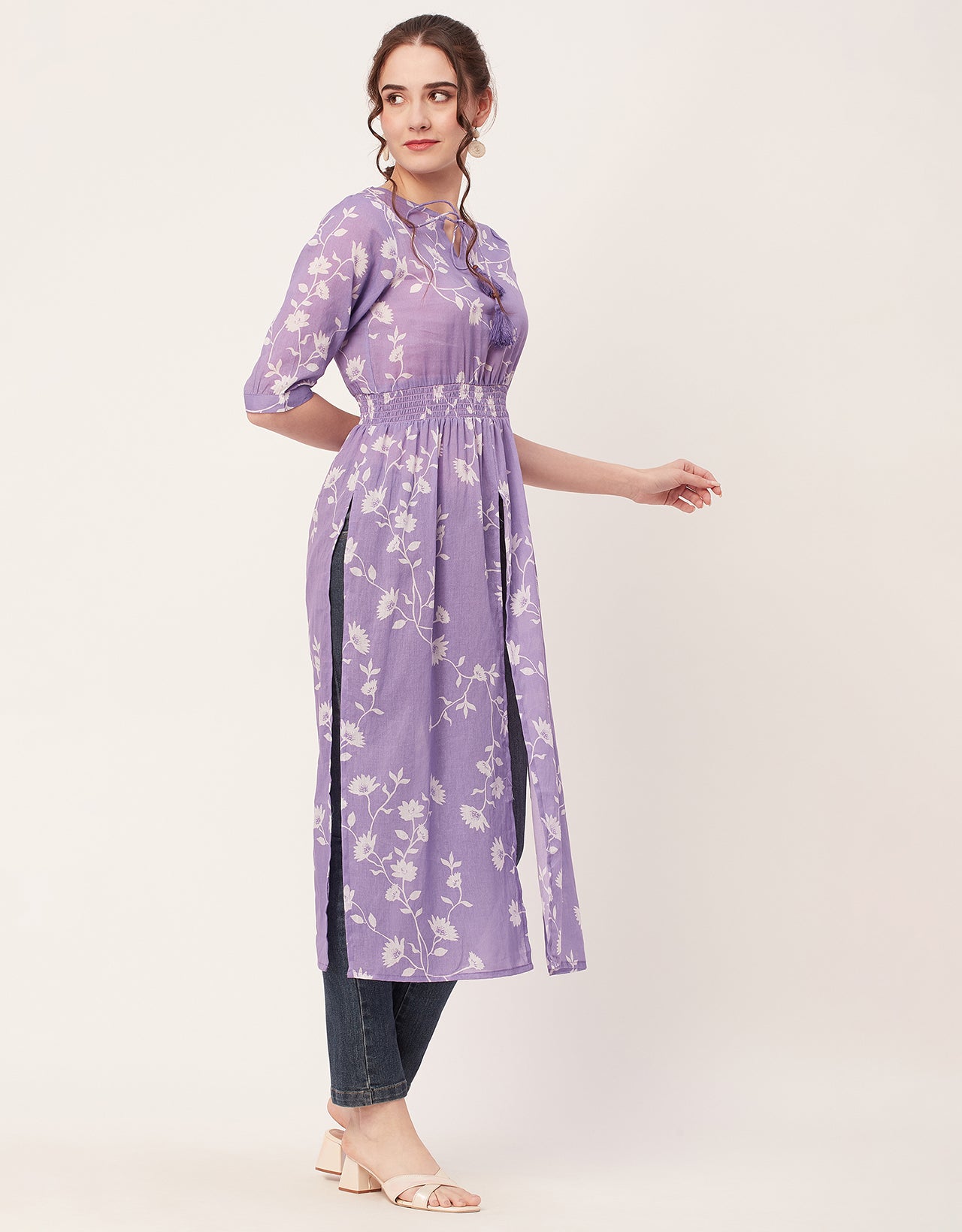 Long Slit Cotton Tunic