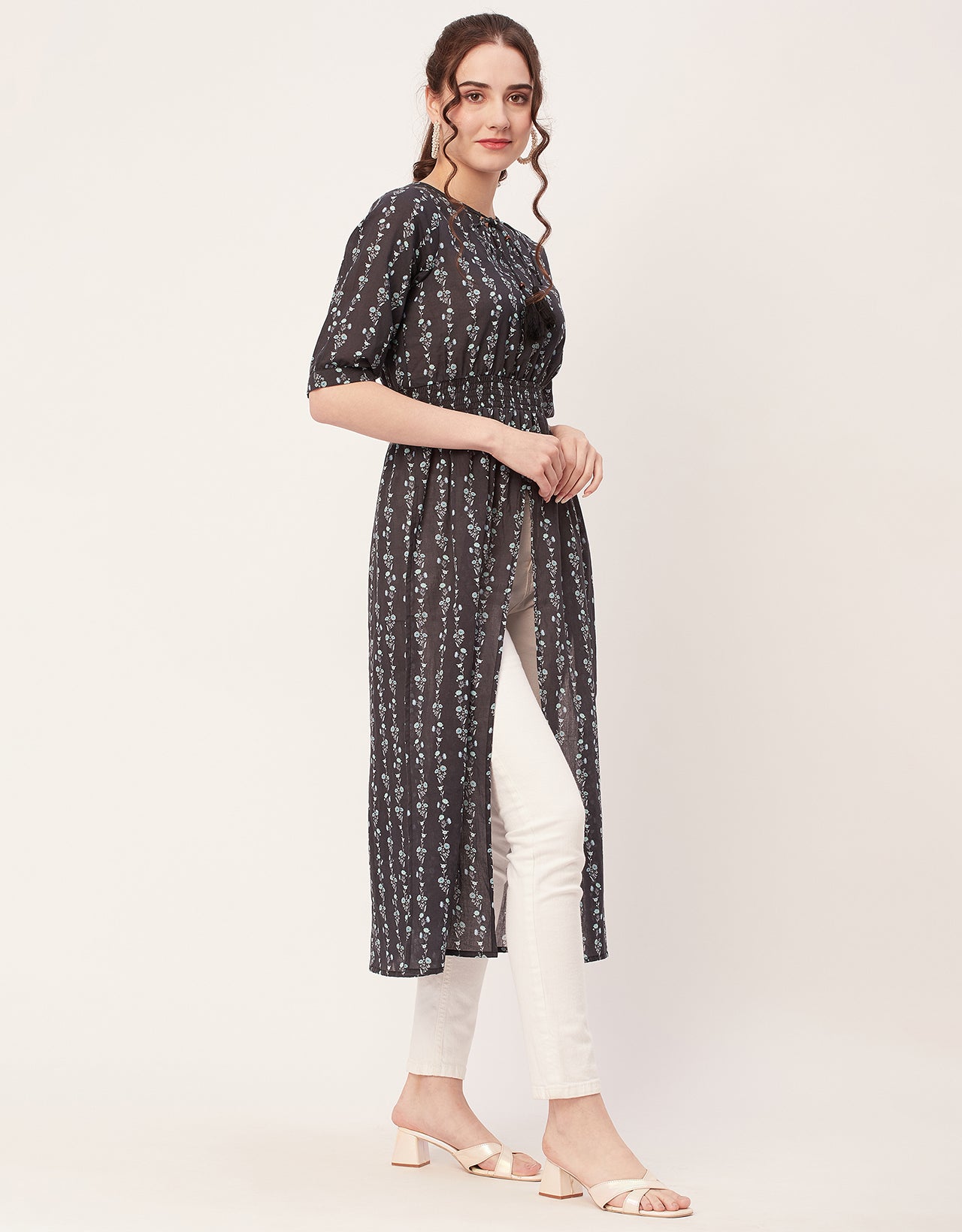 Long Slit Cotton Tunic
