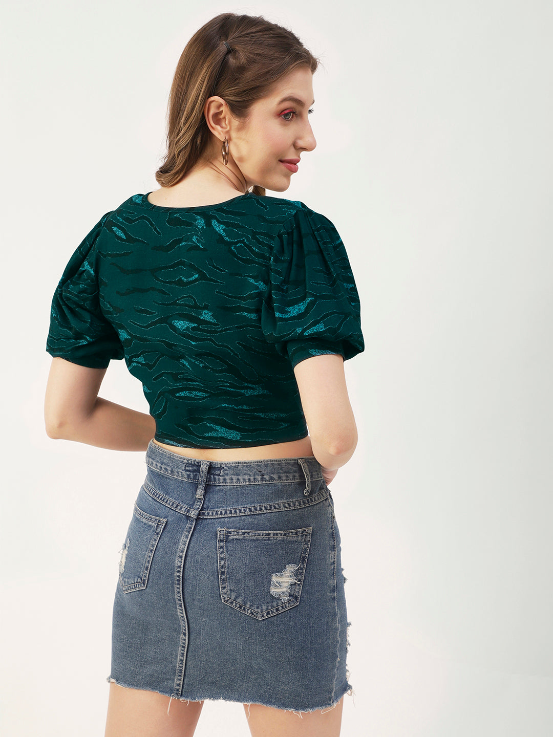 Viscose Rayon V-Neck Top