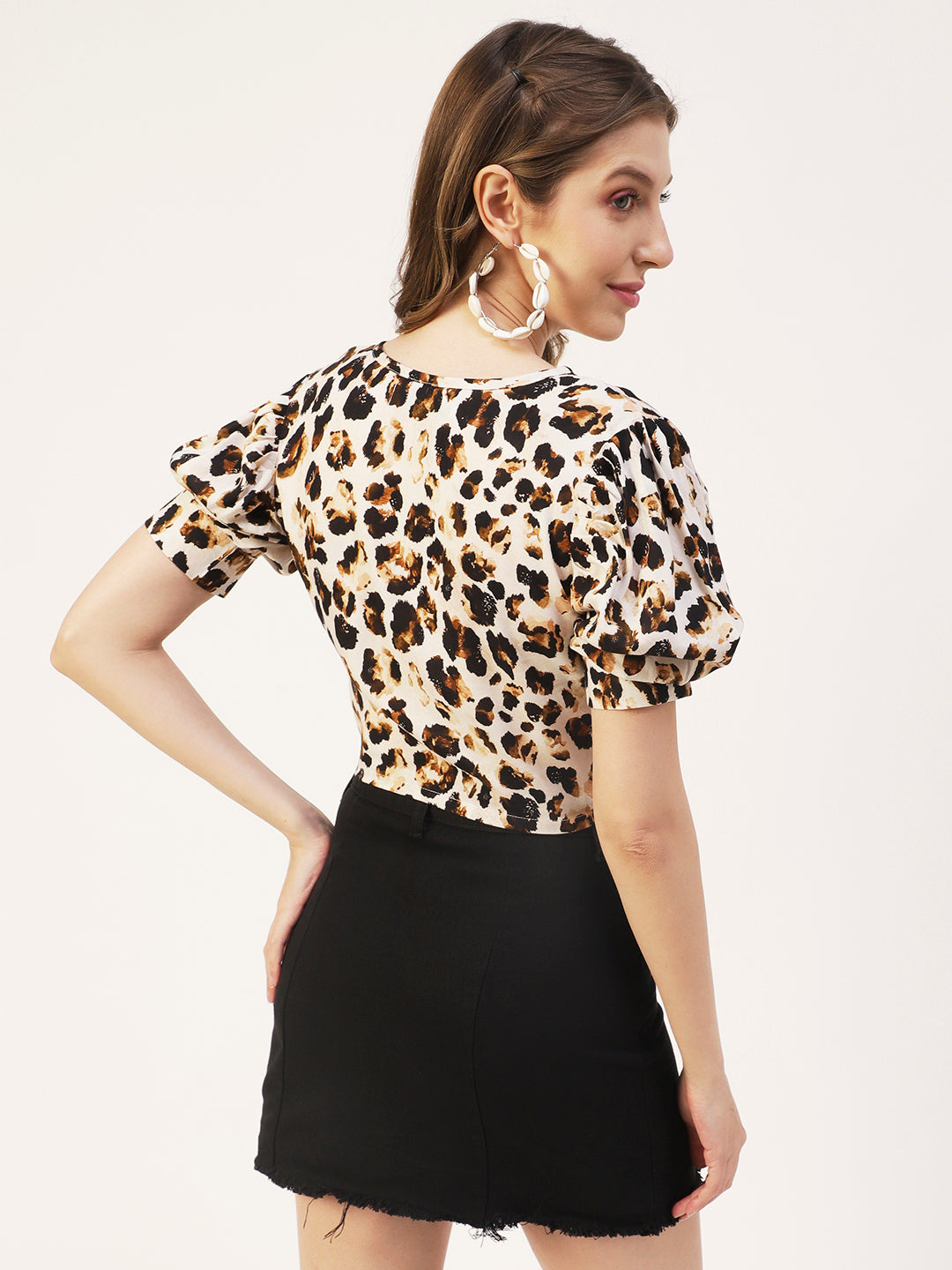 Viscose Rayon V-Neck Top