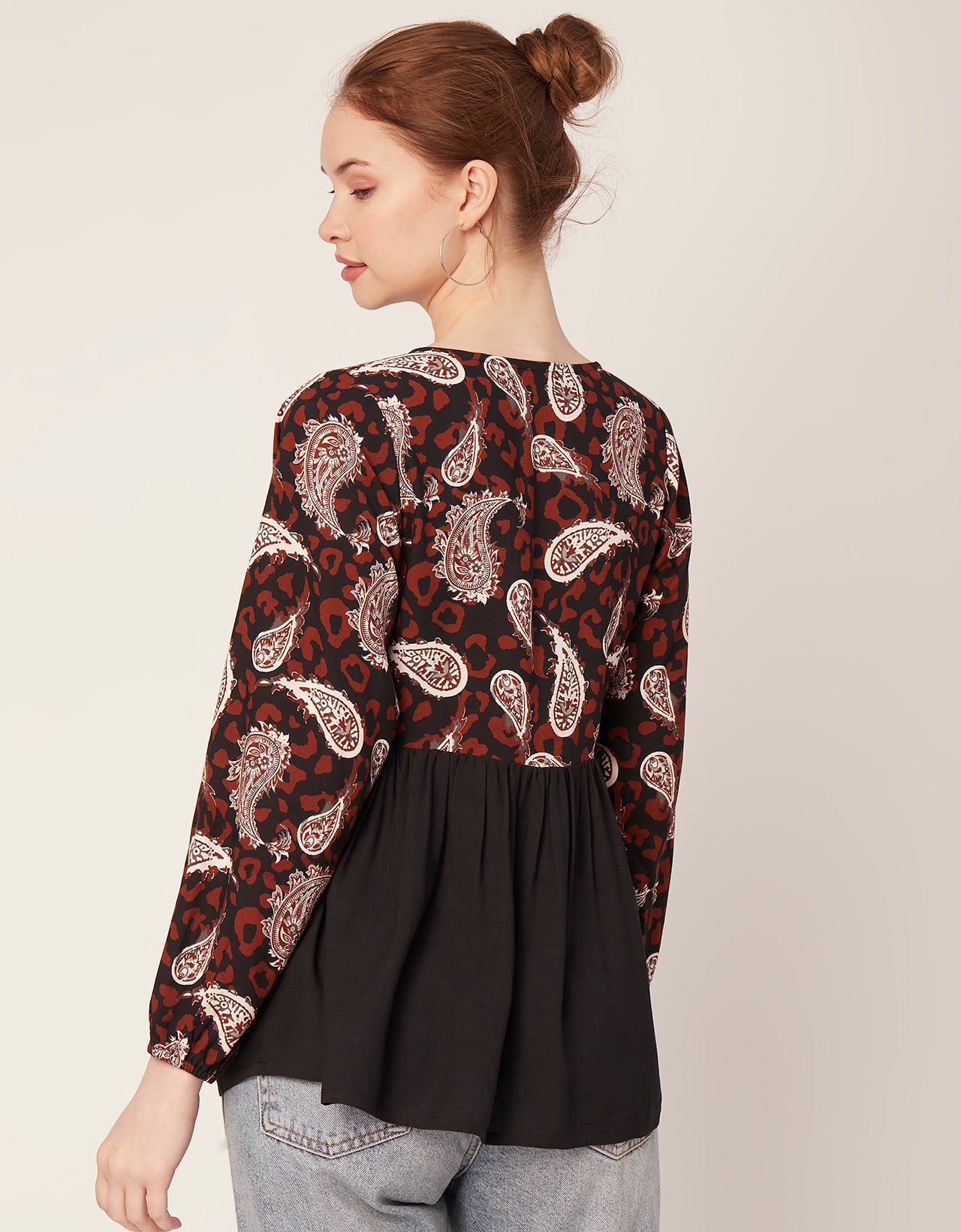 V-Neck Rayon Summer Top