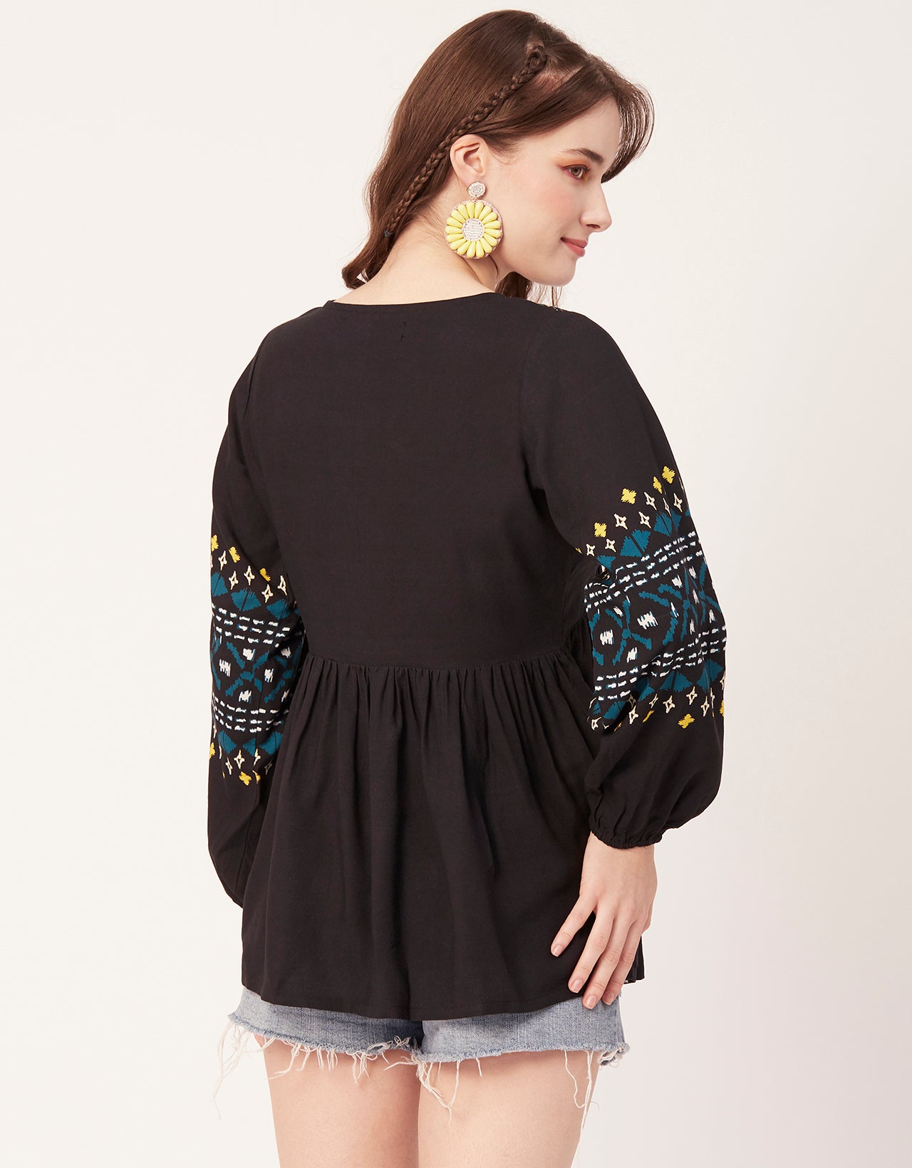 V-Neck Rayon Summer Top