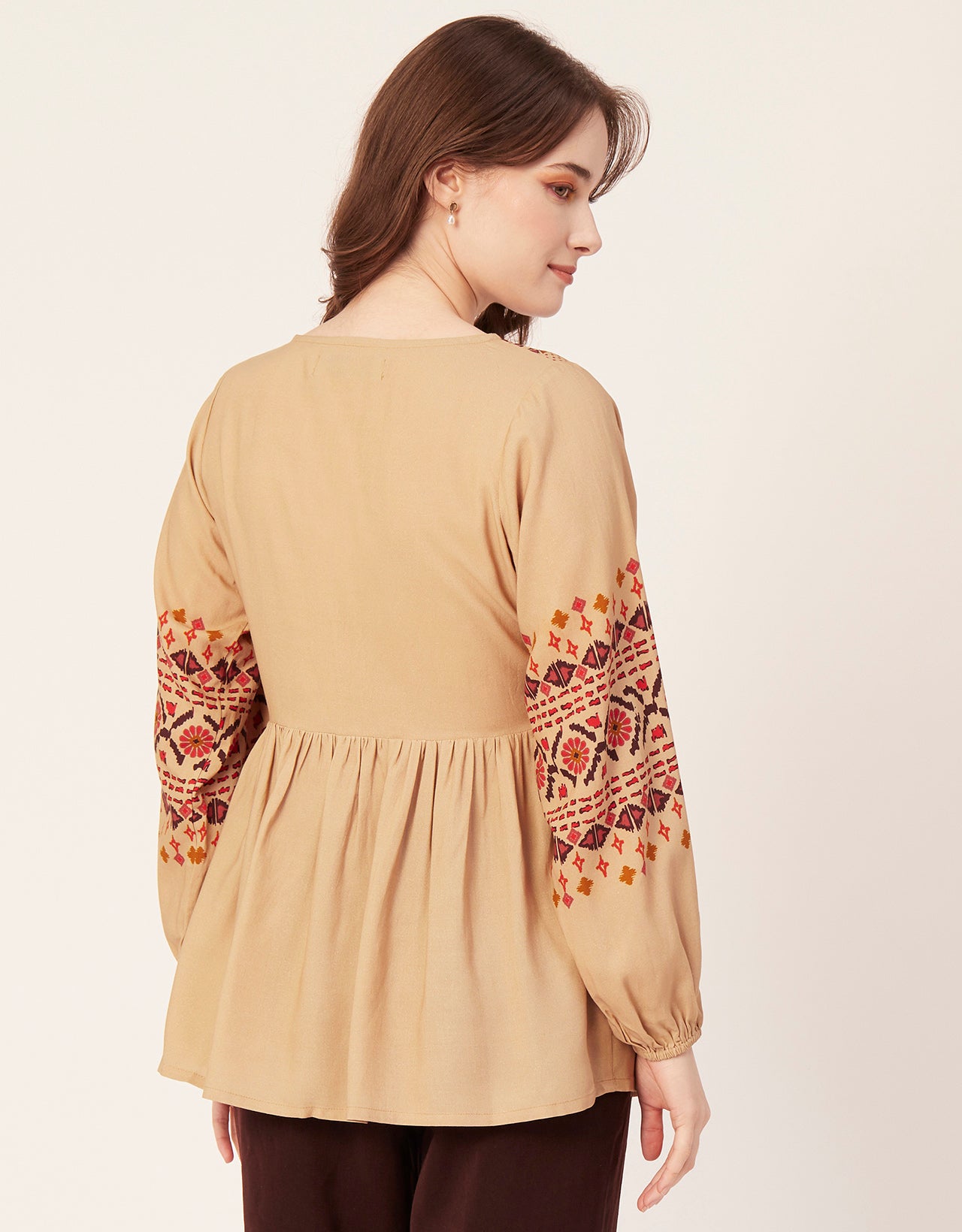 V-Neck Rayon Summer Top