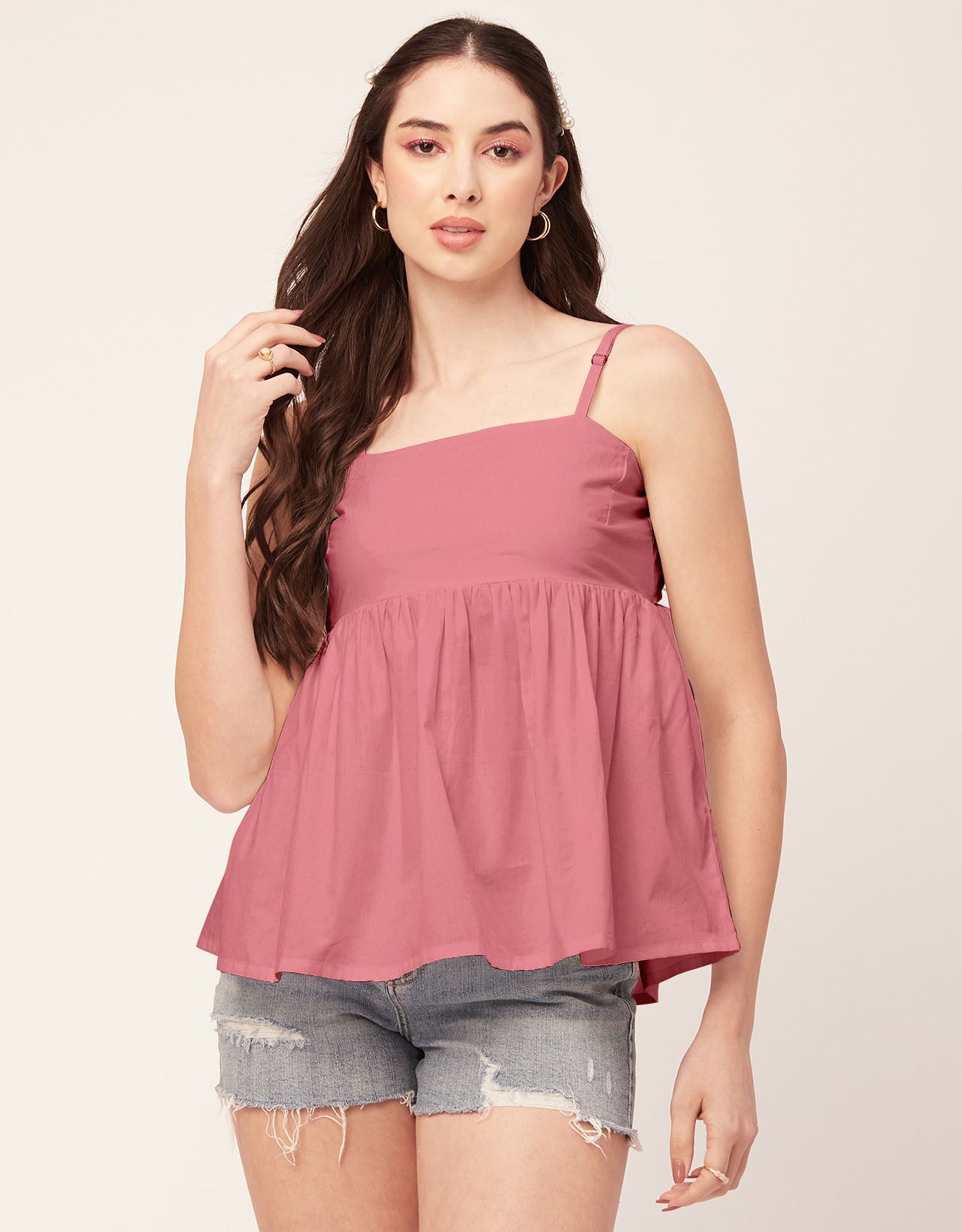 Adjustable Strap Solid Top
