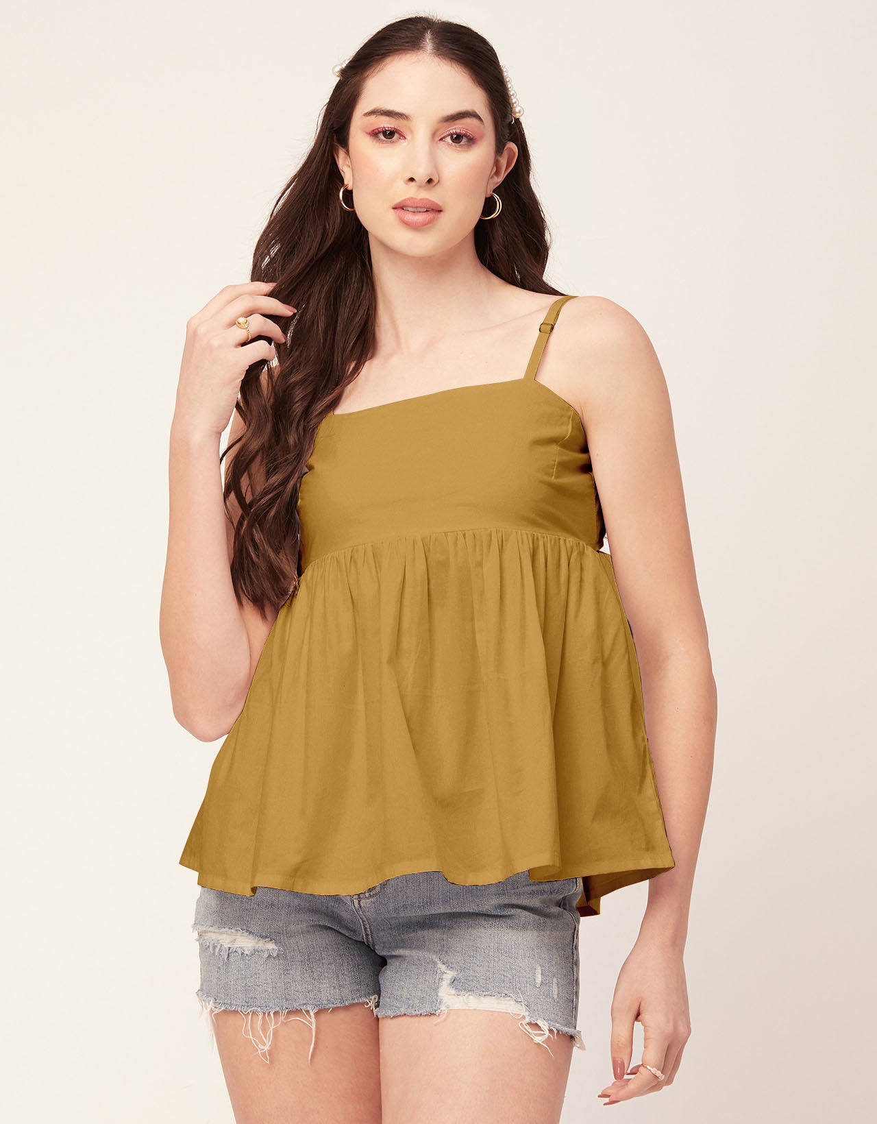 Adjustable Strap Solid Top