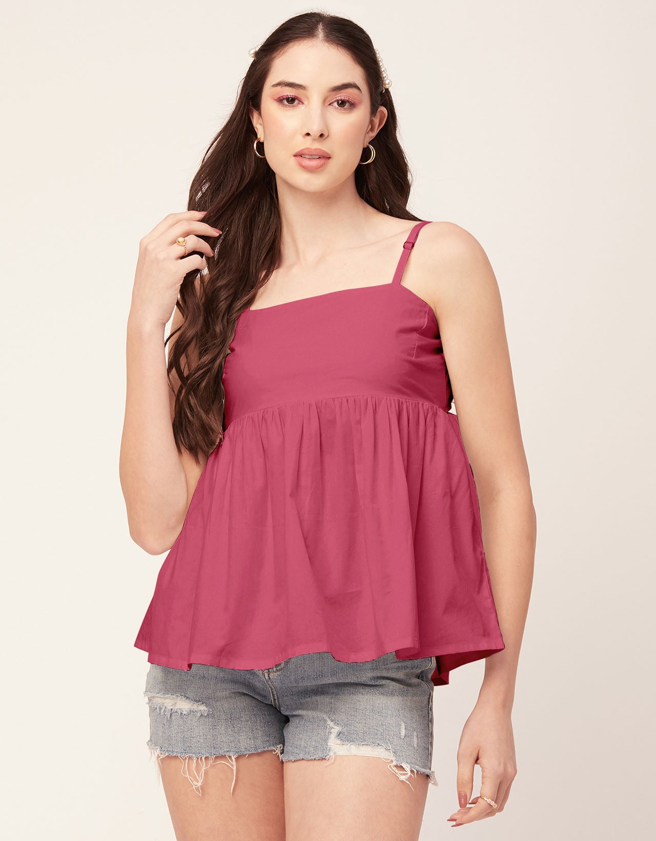 Adjustable Strap Solid Top